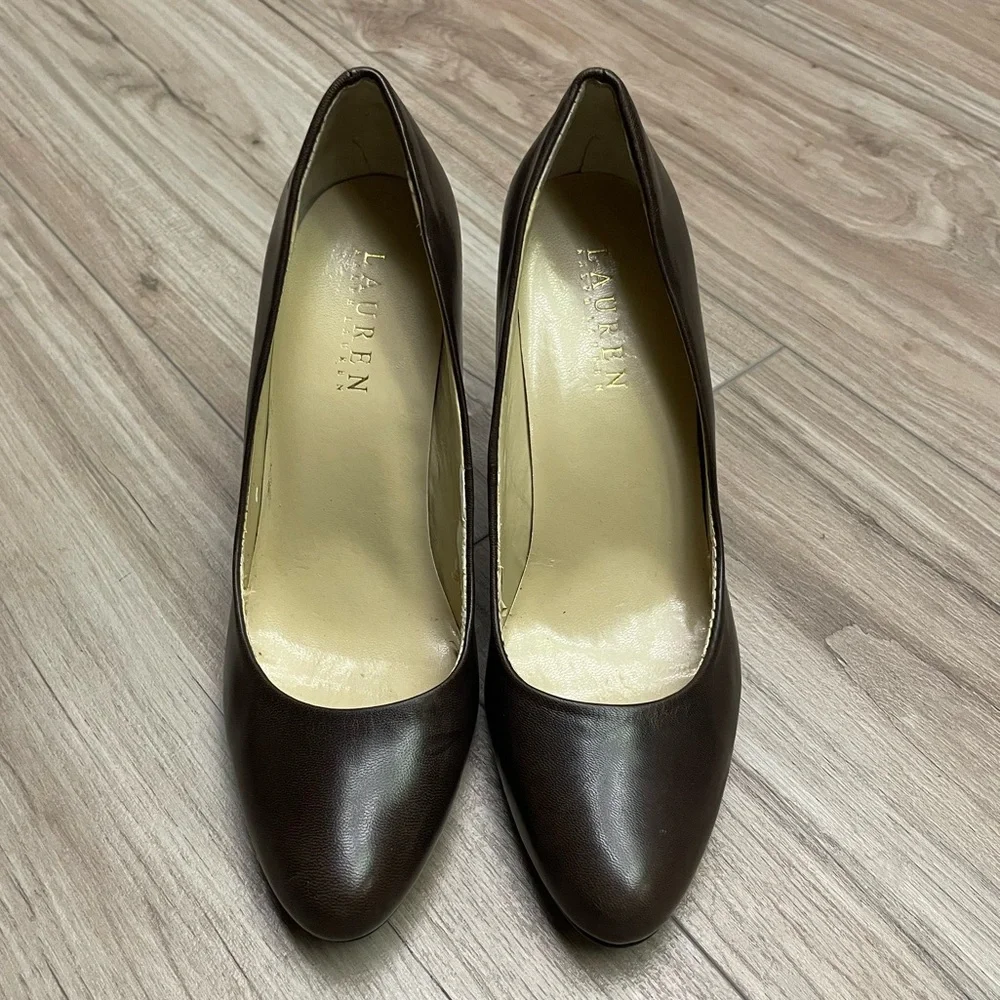 Lauren Ralph Lauren Zamora Leather Pump